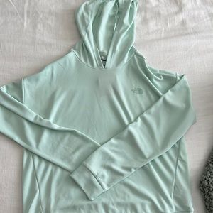 The North face light weight hoodie sweatshirt